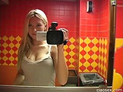 blonde masturbation