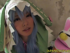Teen cosplay cocksucking with a teen yoshino