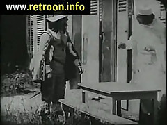 Retro hardcore porn scene