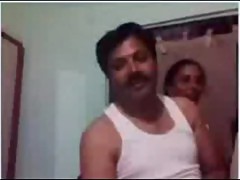 indian man getting horny on webcam and showing his wife to partner