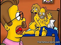 Simpsons sex parody